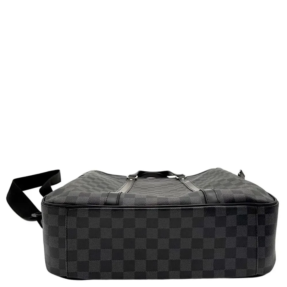 Tadao PM Damier Graphite Canvas Tote Bag